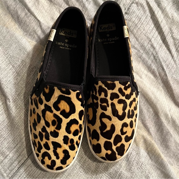 Kate Spade x Keds leopard print slides - Picture 3 of 6